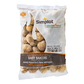 Simplot RoastWorks® Baby Bakers™ Roasted Potatoes, Front Innerpack