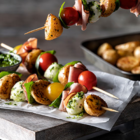 Simplot RoastWorks® Baby Bakers™ Roasted Potatoes, Styled