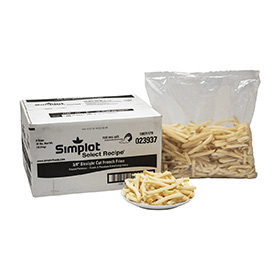 Simplot Select Recipe® Fries Sea Salt Straight Cut Fries, Styled