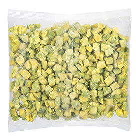 Simplot Harvest Fresh® Avocados Diced Avocado, Frozen, Back Innerpack
