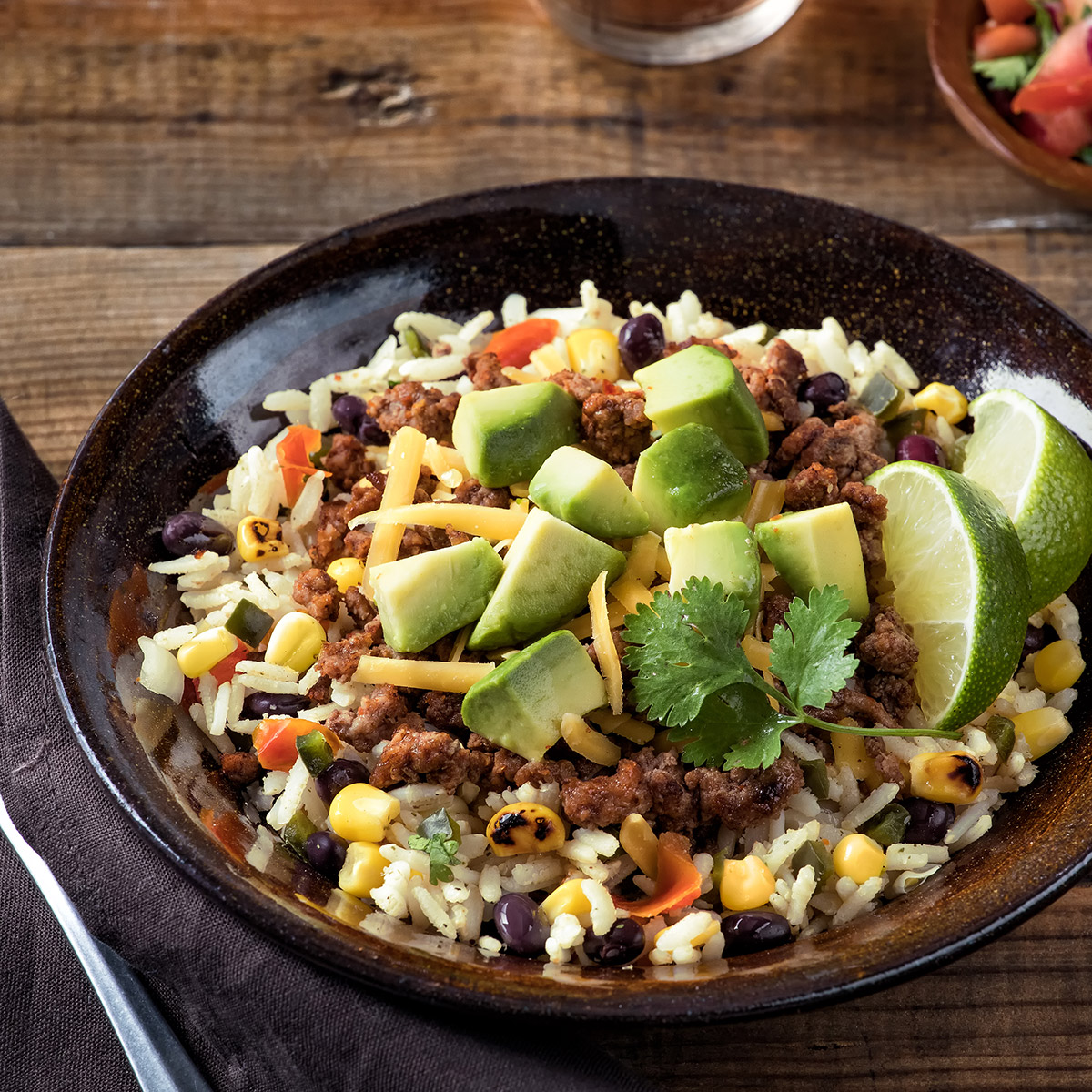 Simplot Harvest Fresh® Avocados Diced Avocado, Frozen, In Use