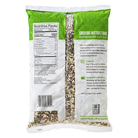 Simplot Good Grains™ Ancient Grains and Kale Blend, Back Innerpack