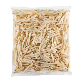 Simplot Conquest® Delivery+® Clear Coated Straight Cut Fries, Skin On, Back Innerpack