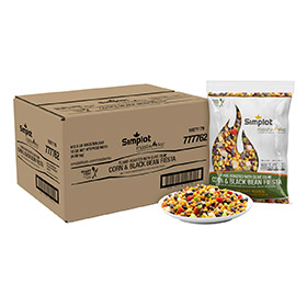 Simplot RoastWorks® RTE Flame-Roasted Corn and Black Bean Fiesta Blend, Styled