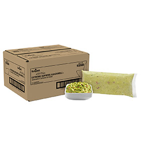 Simplot Harvest Fresh® Avocados Extreme Supreme Guacamole, Frozen, Styled