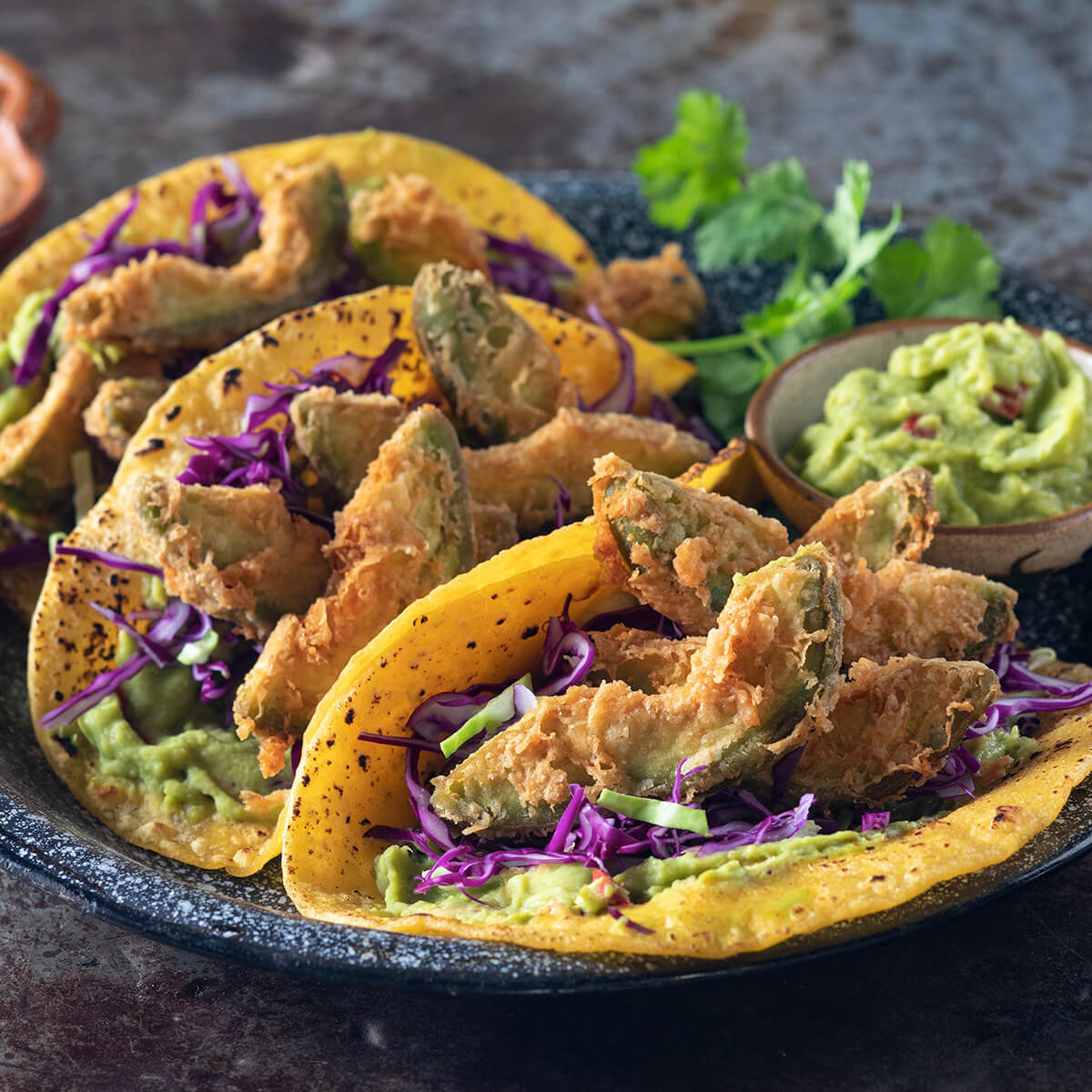 Simplot Harvest Fresh® Avocados Extreme Supreme Guacamole, Frozen, In Use