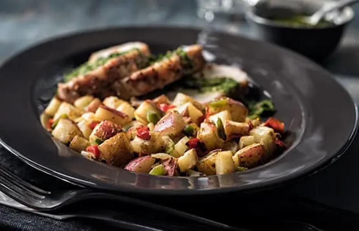 Simplot RoastWorks® Roasted Redskin Potatoes & Jalapeno Blend Offer Card