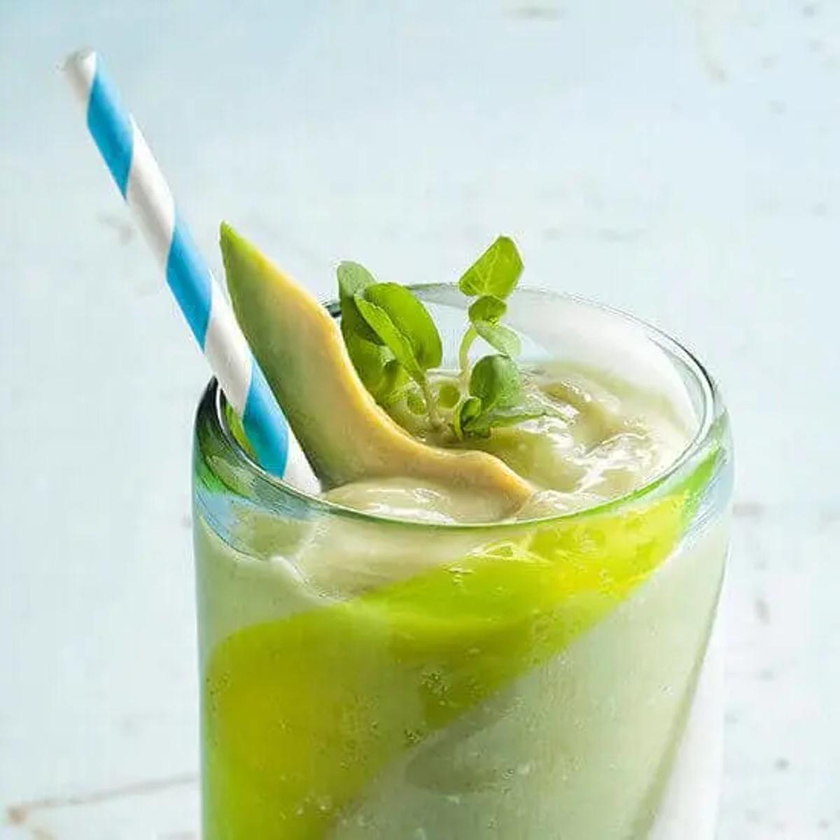 Avocado Coconut Smoothie Recipe Card