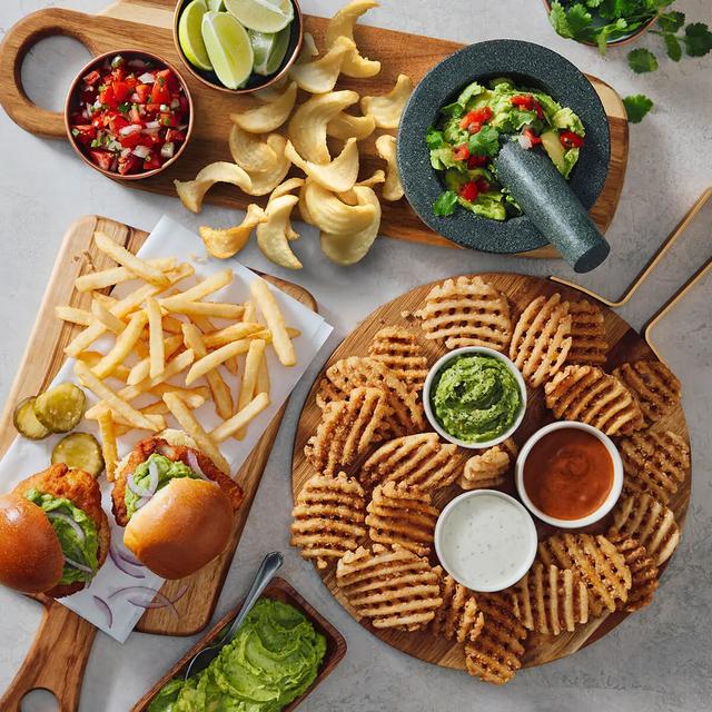 Avocado and French Fry Grazing Table