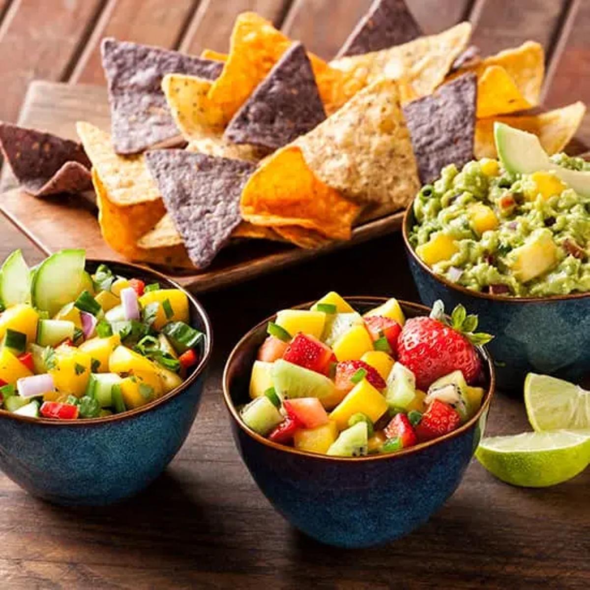Mango Strawberry Salsa Recipe Card