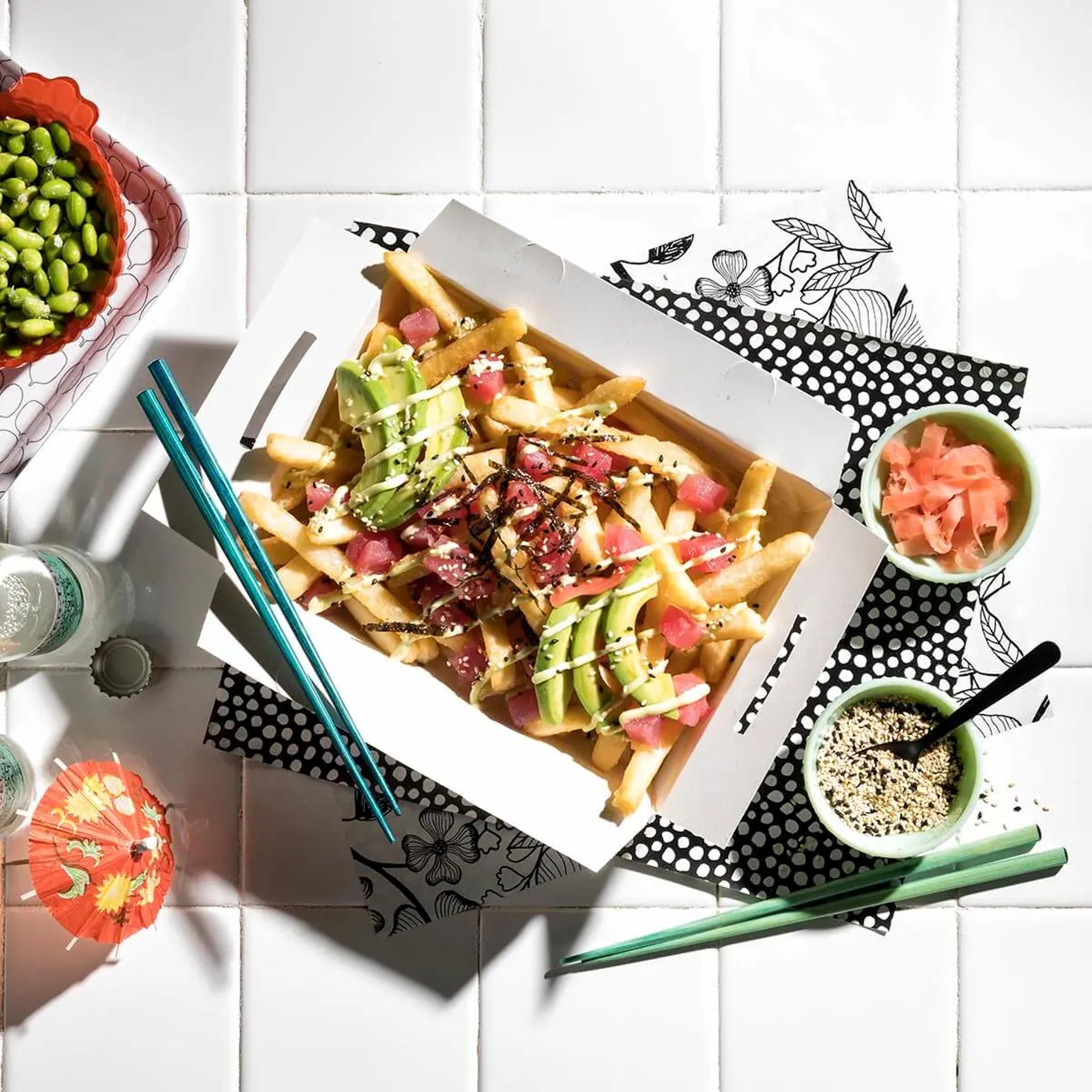 Sushi Fries Recipe Card