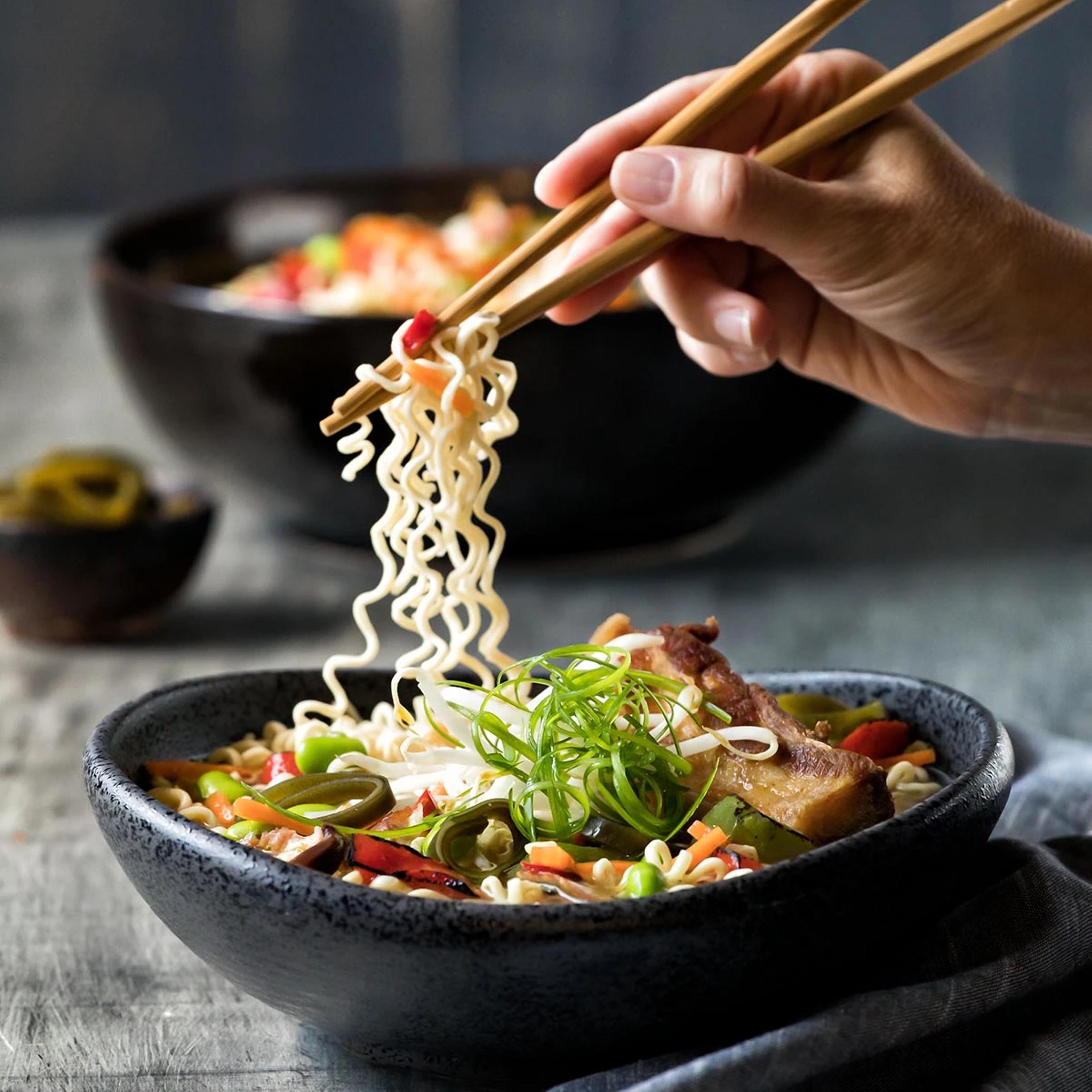 Japanese Ramen with Crispy Pork Belly Recipe Card